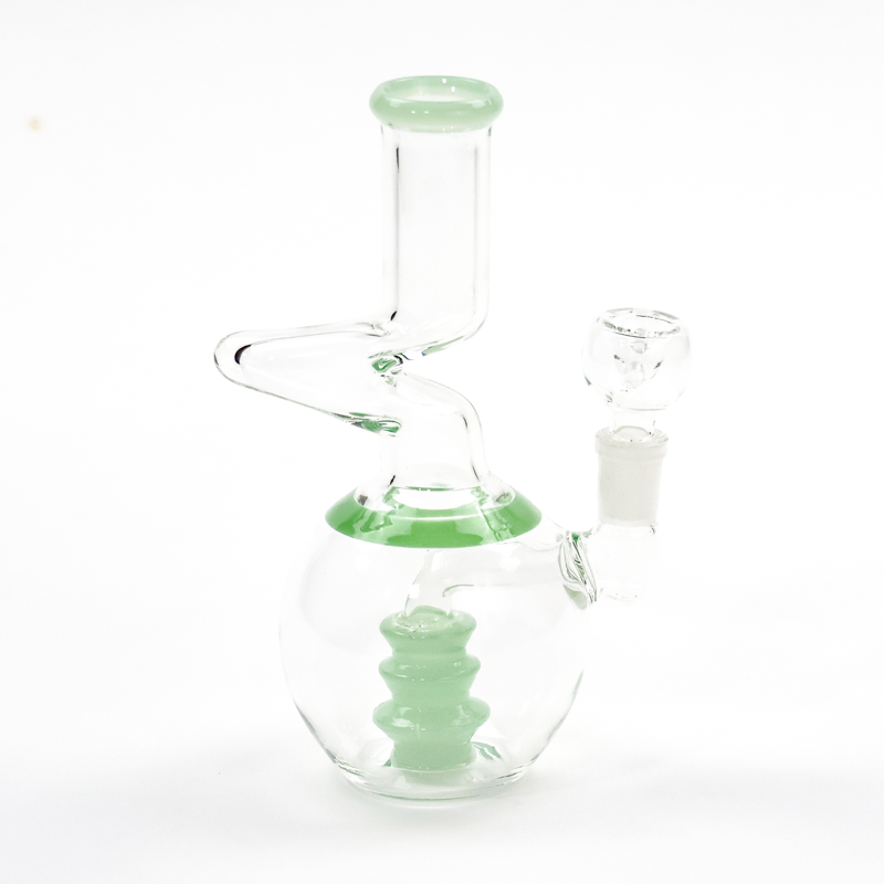 LuvBuds - 8" Slime Zong Shaped Bong with Flower Bowl, Assorted Colors May Vary