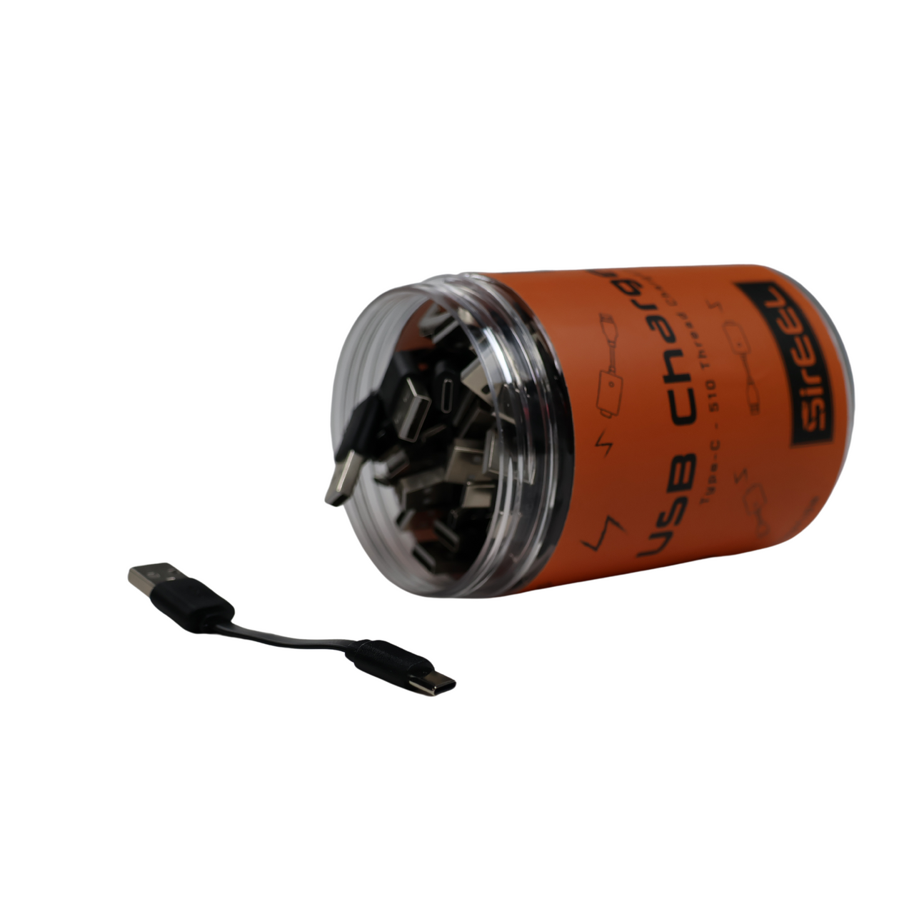 SirEEL - 50pk USB Type-C Rapid Chargers, Retail Display