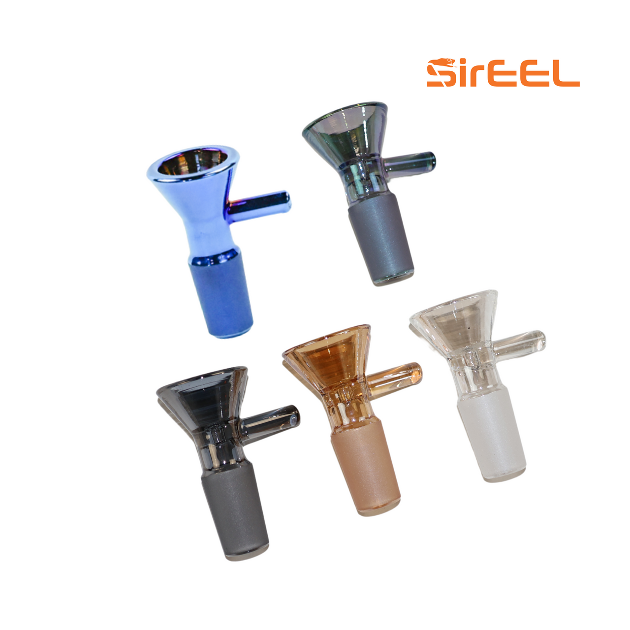 SirEEL - Iridized Martini Flower Bowl w/ Handle, 14MM, Assorted Colors May Vary SirEEL - Iridized Martini Flower Bowl w/ Handle, 14MM, Assorted Colors May Vary