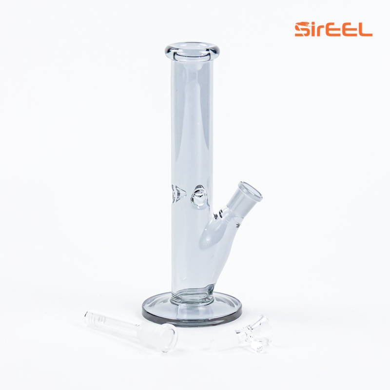 SirEEL - 10" Iridized Illusion Bong with Flower Bowl, Assorted Colors May Vary