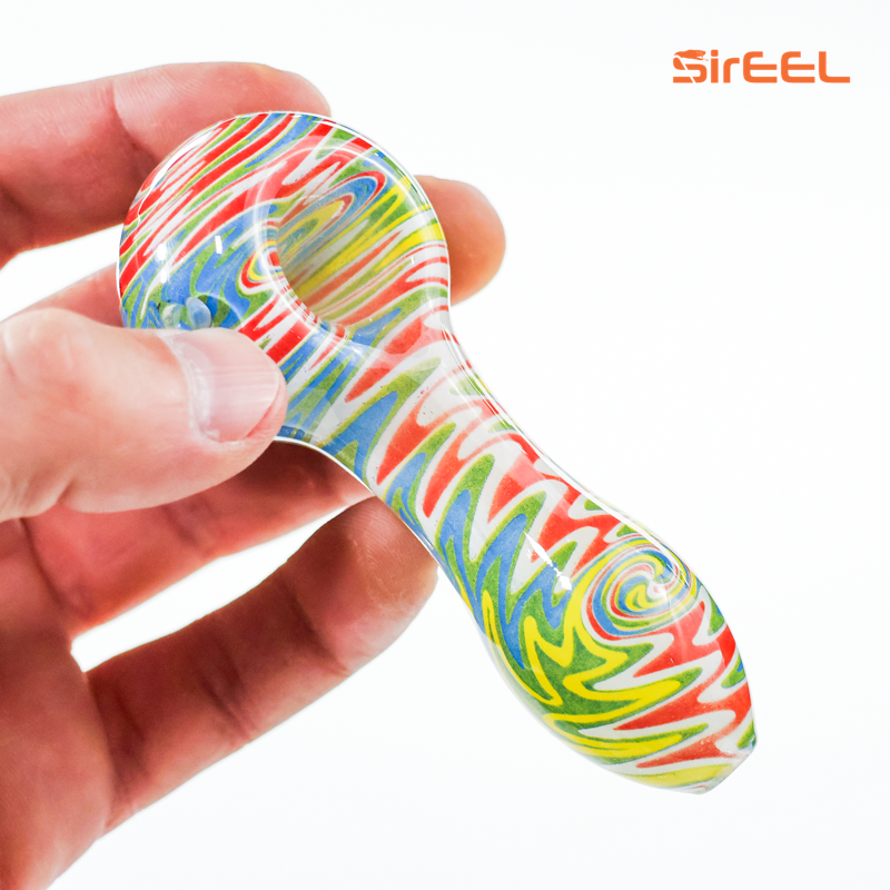SirEEL - 4" Wig Wag Wonder Spoon Pipe, Assorted Colors May Vary