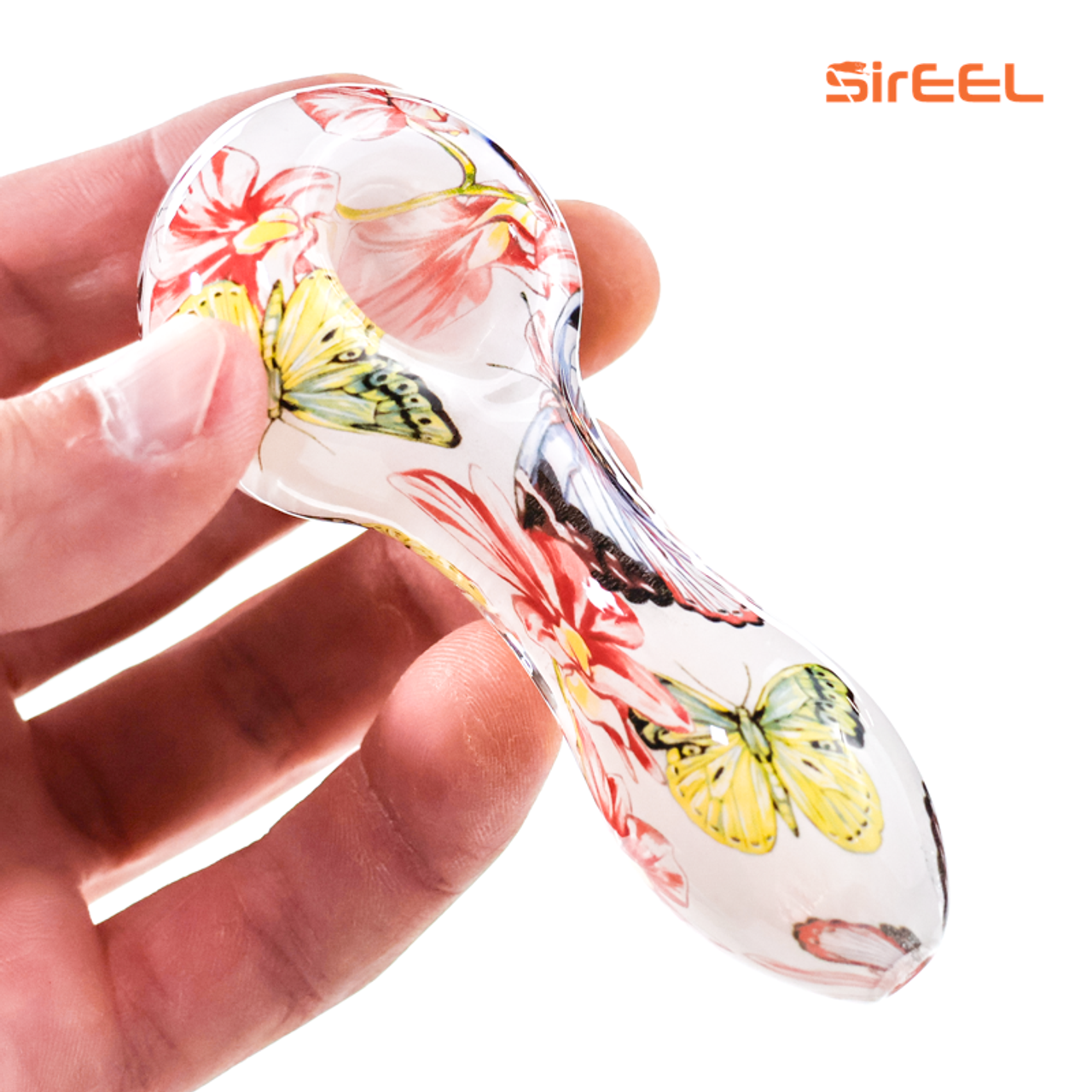 SirEEL - 4" Image Transfer Spoon Pipe, Assorted Colors