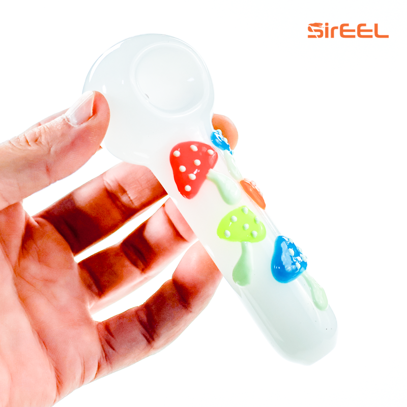 SirEEL - 5" ShroomyGlow Spoon Pipe, Assorted Colors May Vary