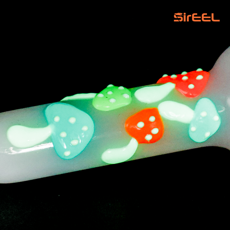 SirEEL - 5" ShroomyGlow Spoon Pipe, Assorted Colors May Vary