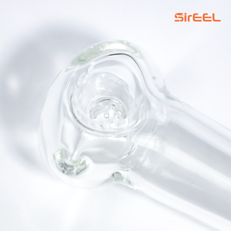 SirEEL - 4.5" Honeycomb Screen Spoon Pipe, Clear