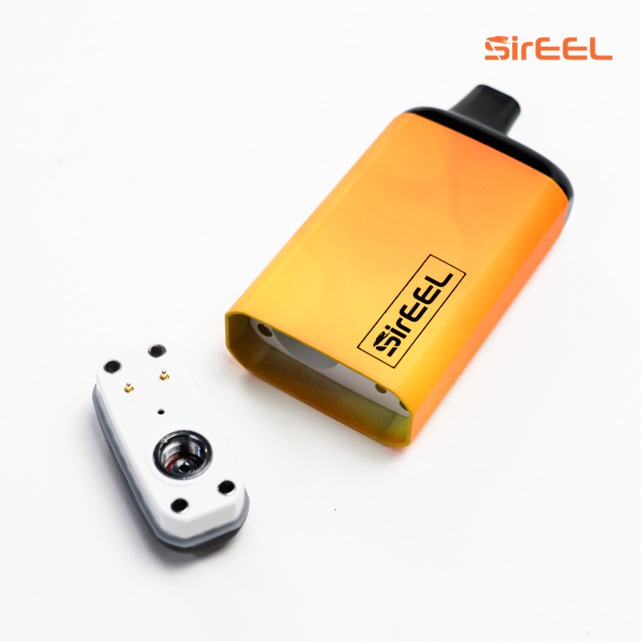 SirEEL Gas Tank 510 Unit 650mAh w/ Preheat Variable Voltage Battery | Orange to Yellow | 10 Units