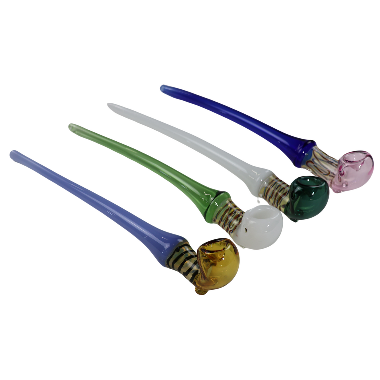 LuvBuds - 12" Footlong Wizard Wand Pipe, Assorted Colors May Vary