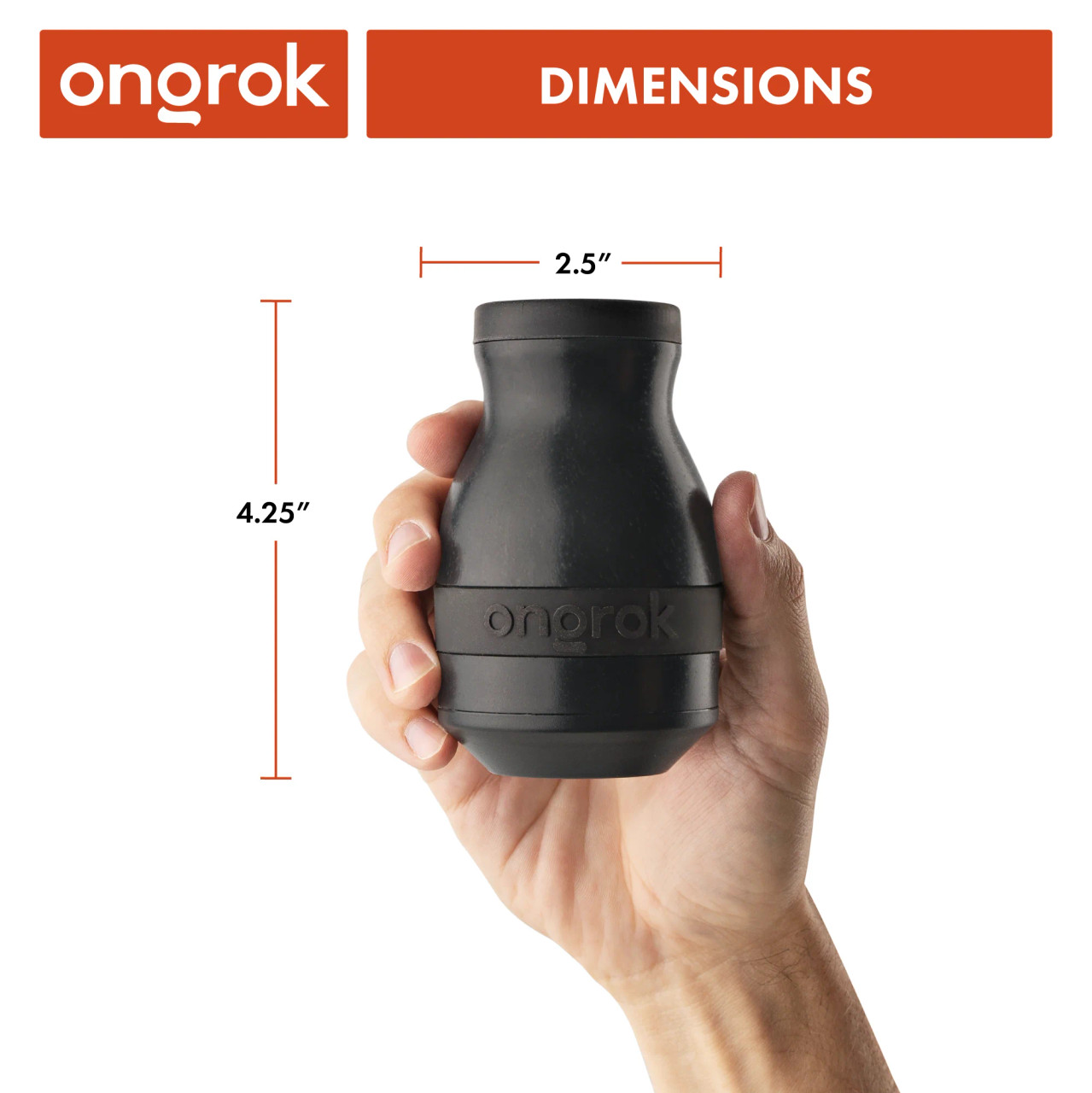 ONGROK - Plant-Based Filter, 2.5 x 4.25", Black