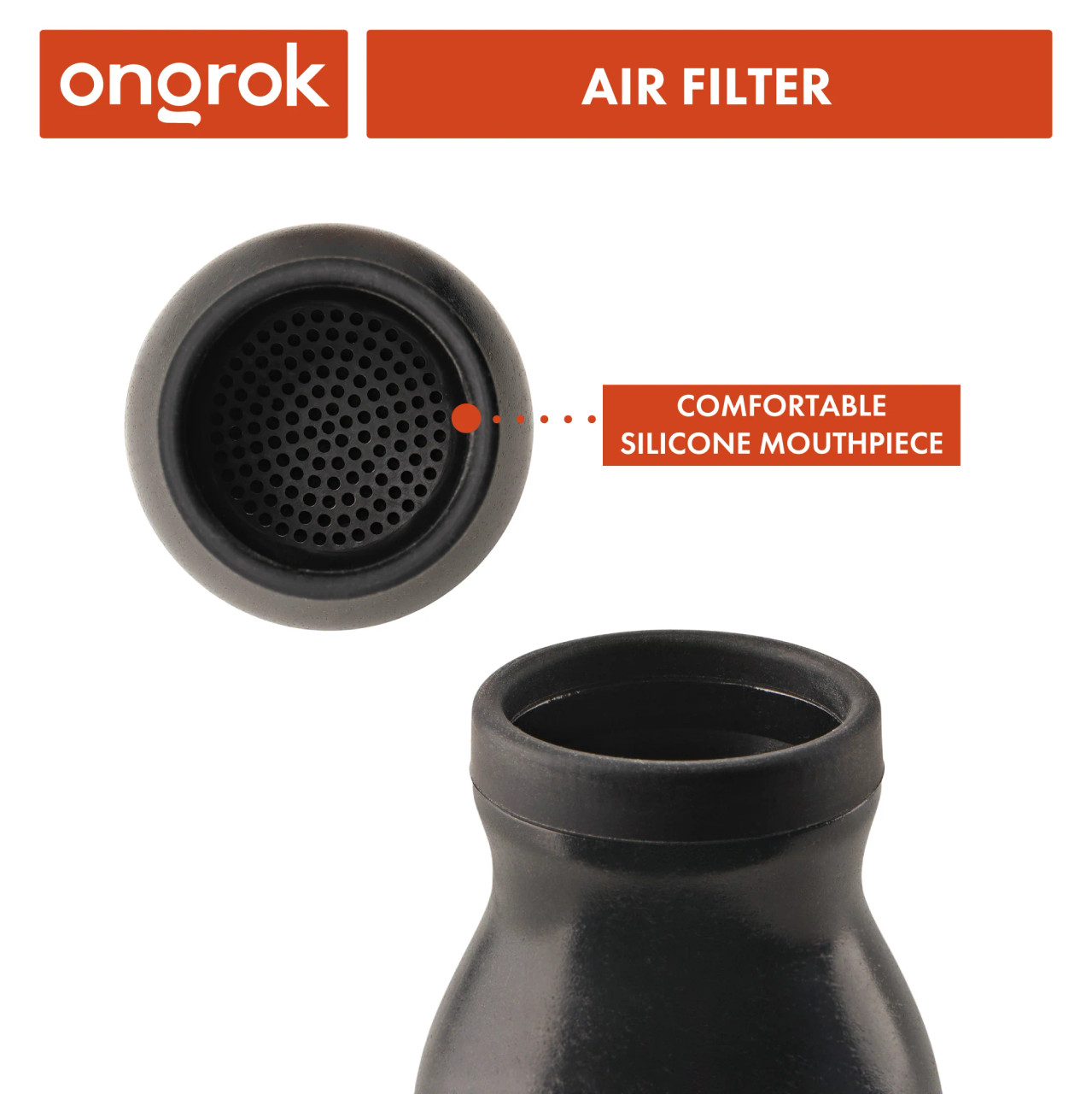 ONGROK - Plant-Based Filter, 2.5 x 4.25", Black