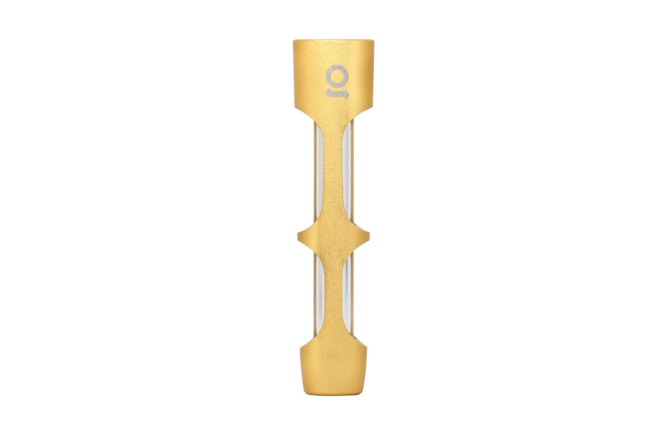 ONGROK - 3.5" Aluminum and Glass Chillum Multi-Hitter, Assorted Colors