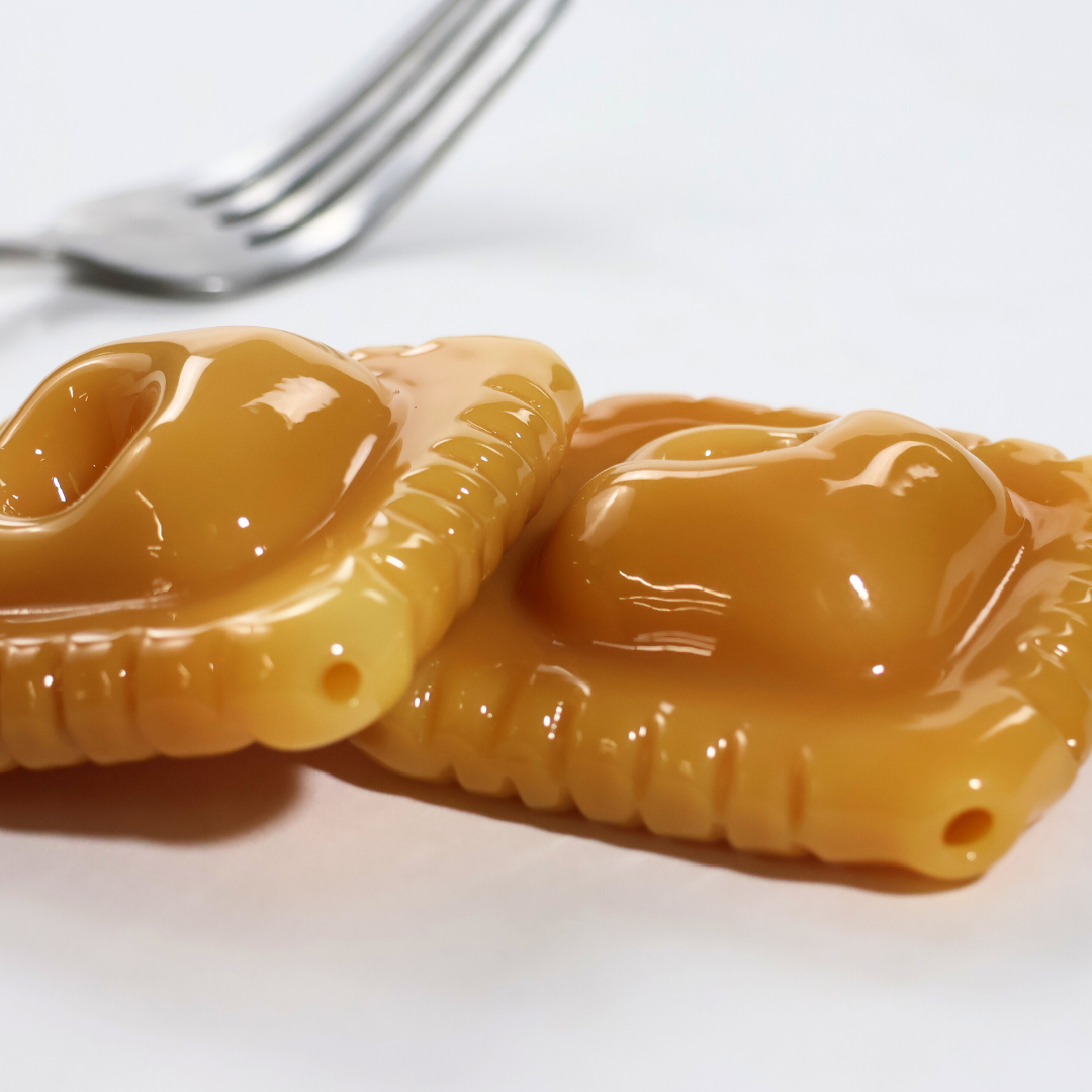 SirEEL - 3" Baked Rav-HIGH-oli Hand Pipe, Golden Dough