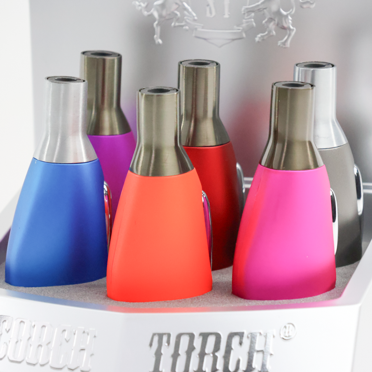 Scorch Torch - 6pk, 4" Egg, Assorted Colors Retail Display Scorch Torch - 6pk, 4" Egg, Assorted Colors Retail Display