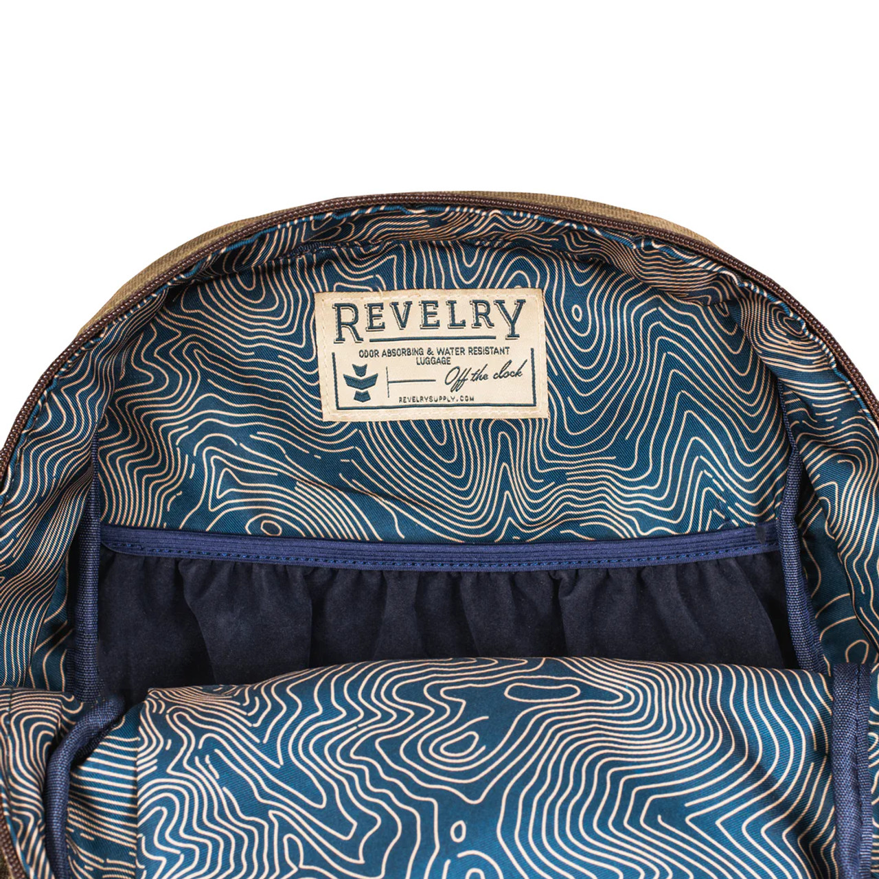 Revelry - The Explorer, Smell Proof Backpack, Ash Canvas