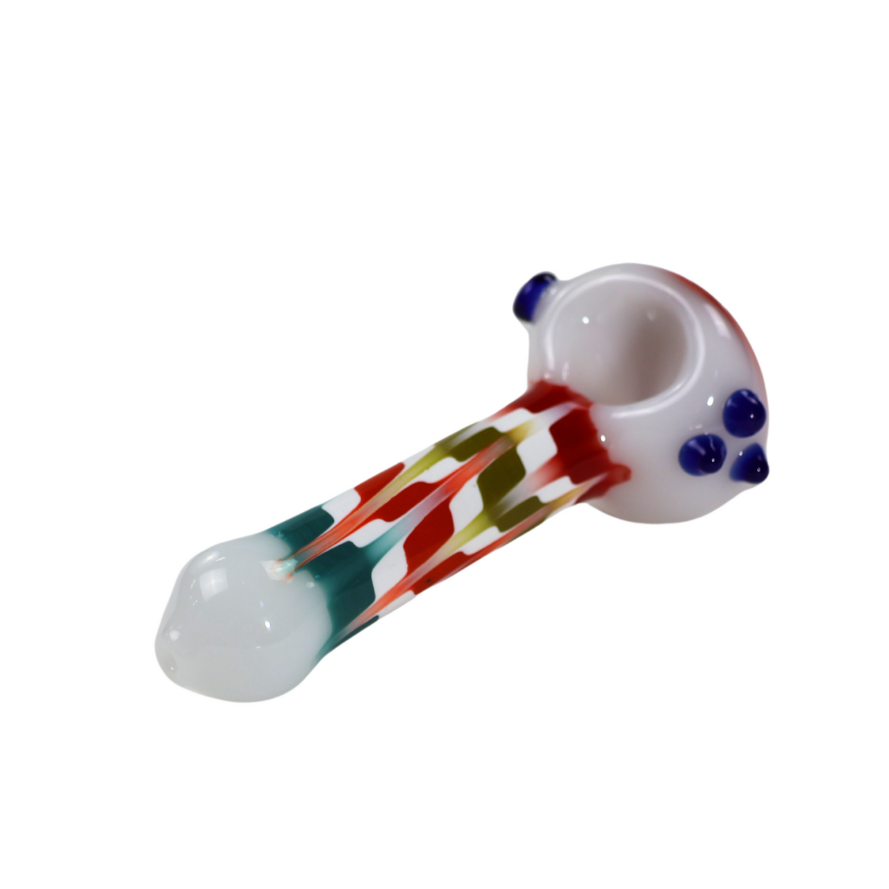 LuvBuds - 5" Wig Wag and Wrap n Rake Hand Pipe, Red