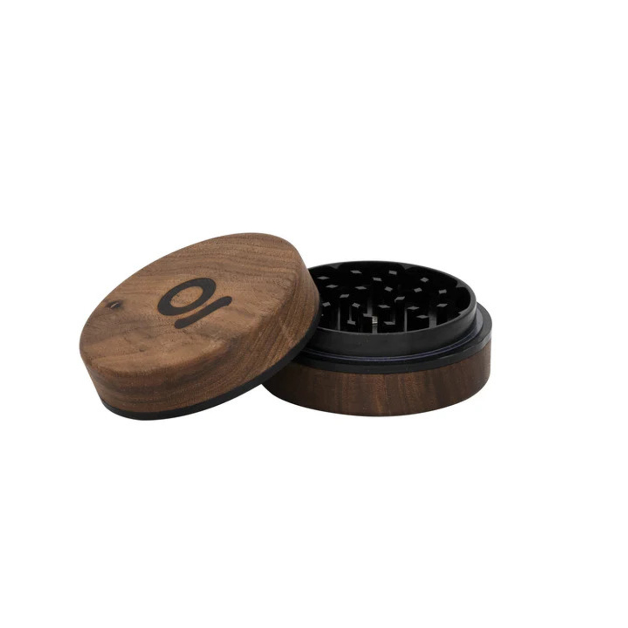 ONGROK 2pc. Walnut Wood Grinder | 3 Inch | Black