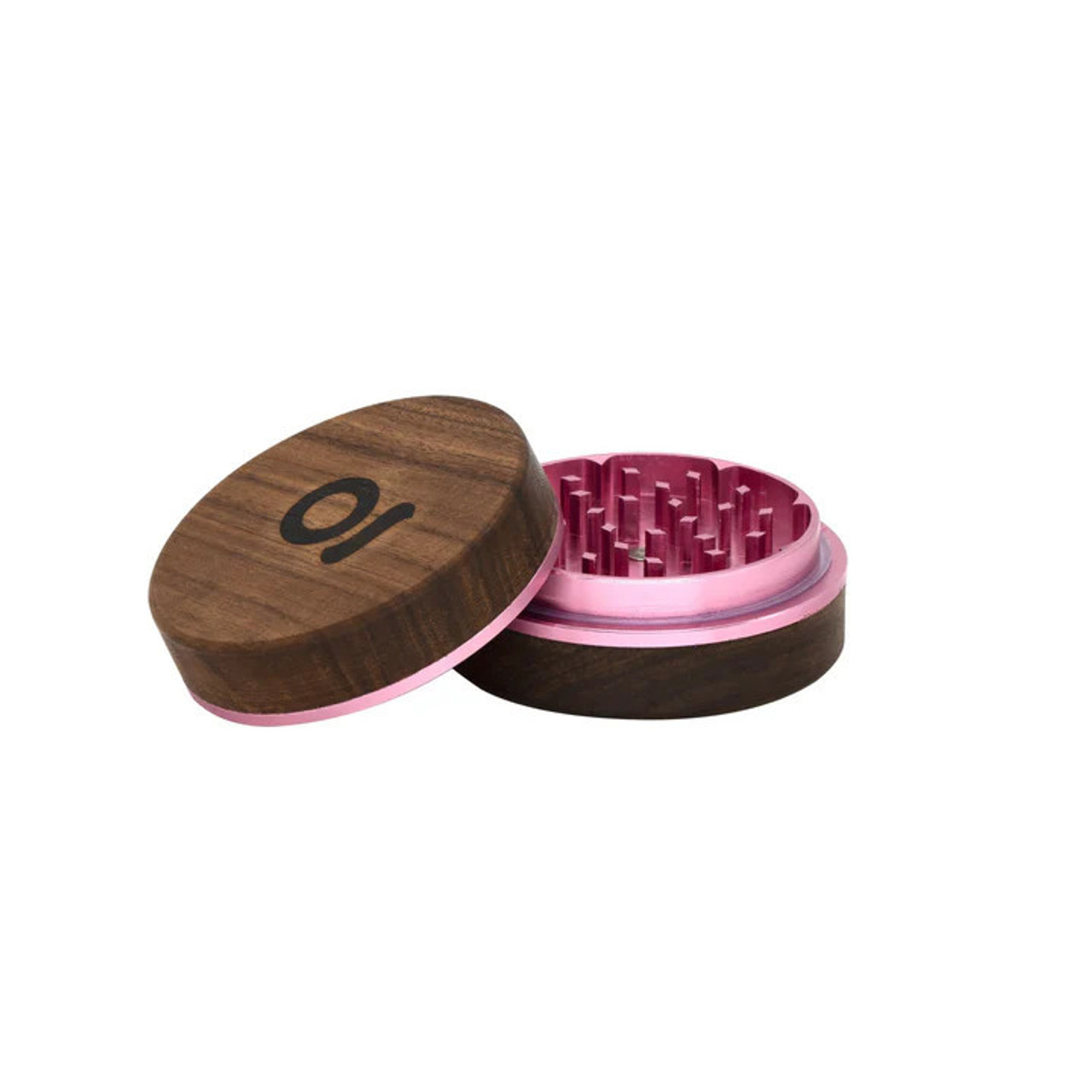 ONGROK 2pc. Walnut Wood Grinder | 3 Inch | Pink