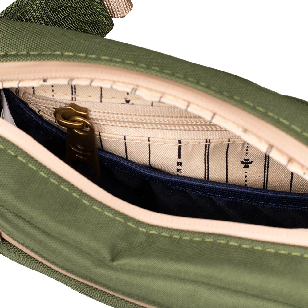 Revelry - The Companion, Smell Proof Crossbody Bag, Green