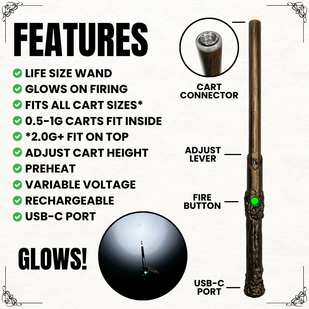 harry potter vape battery Harry Potter 510 Battery Wand main image 1