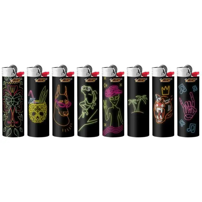 BIC - Maxi Special Edition Neon Lighter, 50 Pk, Retail Display