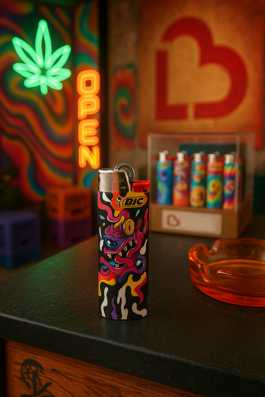 BIC - Maxi Special Edition Prismatic Lighter, 50 Pk, Retail Display (Generated with AI which can make mistakes)