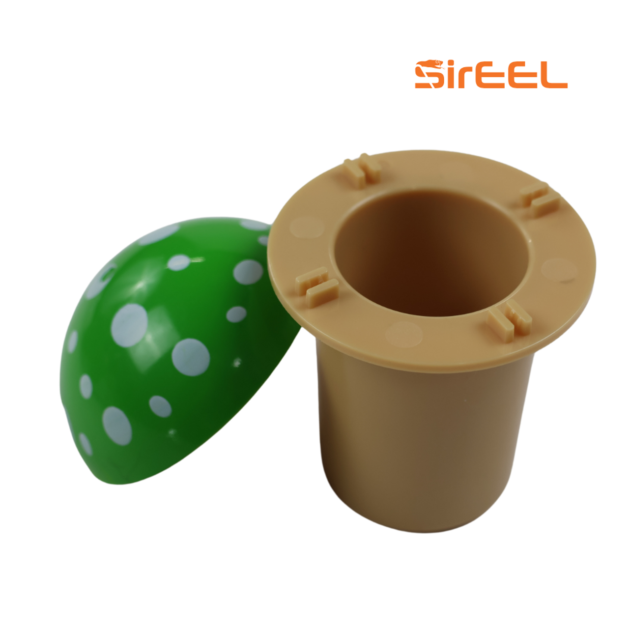 12pk of 60mm ShroomStash 2pc Eco Friendly Plastic Grinders, Assorted Colors