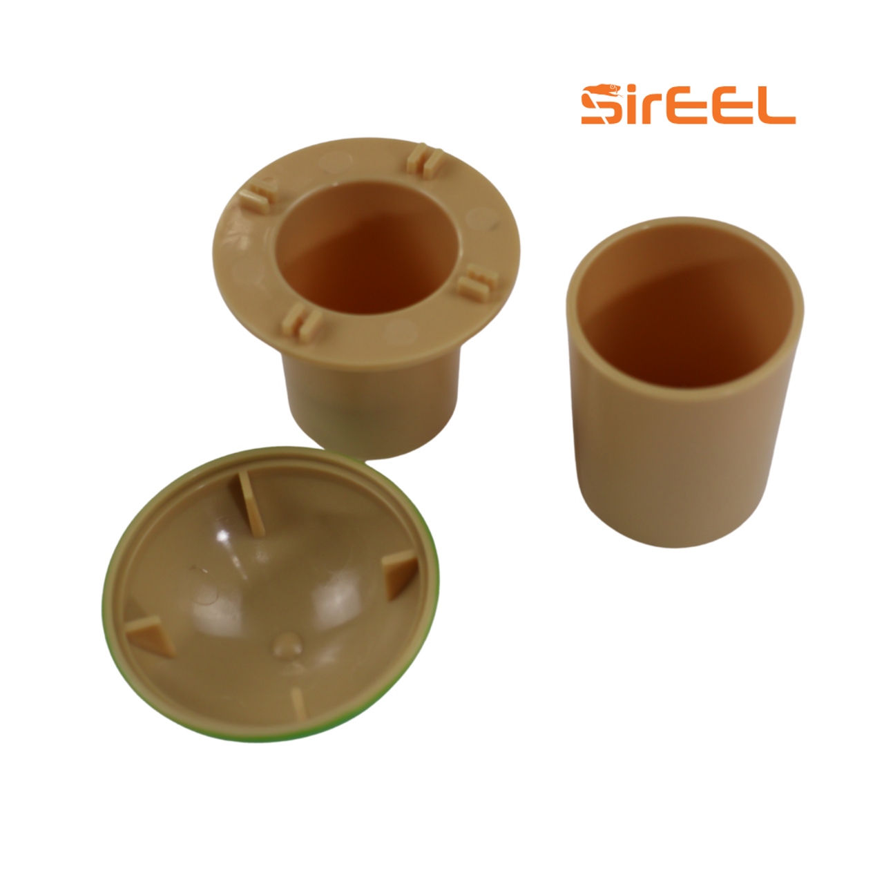 12pk of 60mm ShroomStash 2pc Eco Friendly Plastic Grinders, Assorted Colors