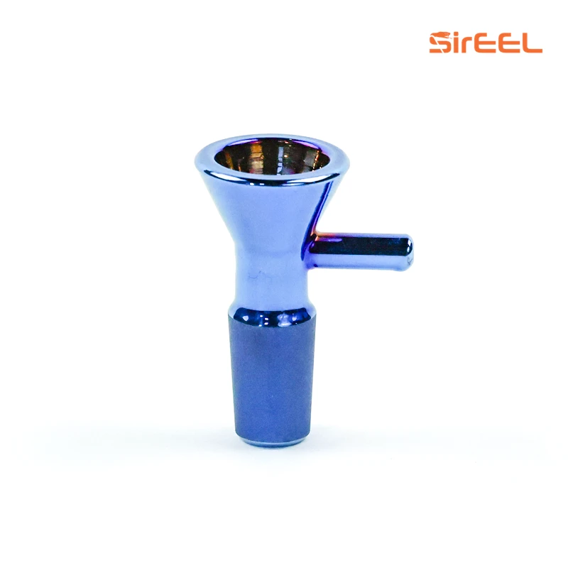 SirEEL - Iridized Martini Flower Bowl w/ Handle, 10MM, Assorted Colors May Vary