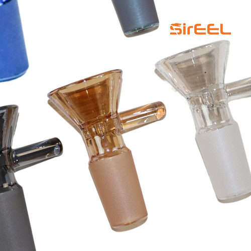 SirEEL - Iridized Martini Flower Bowl w/ Handle, 10MM, Assorted Colors May Vary