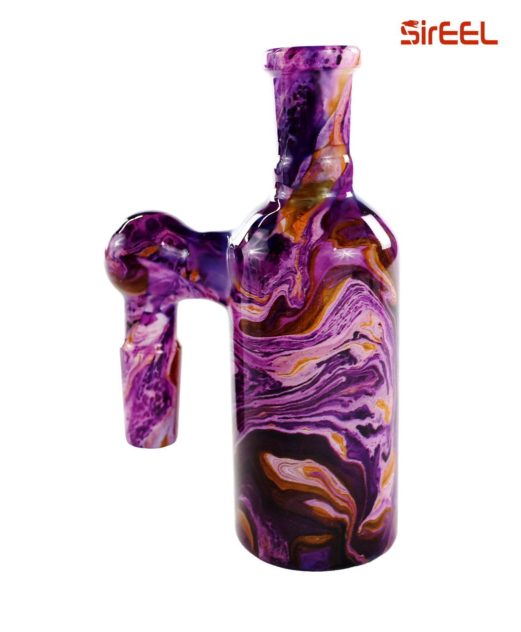 SirEEL - Mirage Stone 90* Ash Catcher, Assorted Colors May Vary