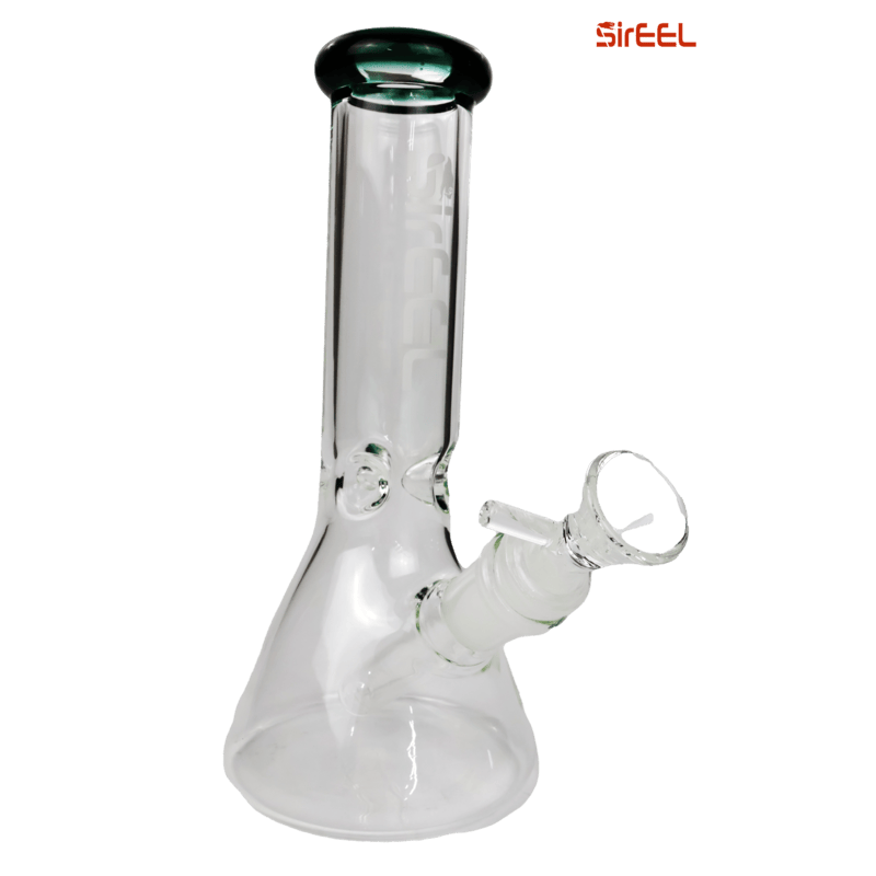 SirEEL - 8" Color Lip Beaker Bong and Flower Bowl, Assorted Colors May Vary