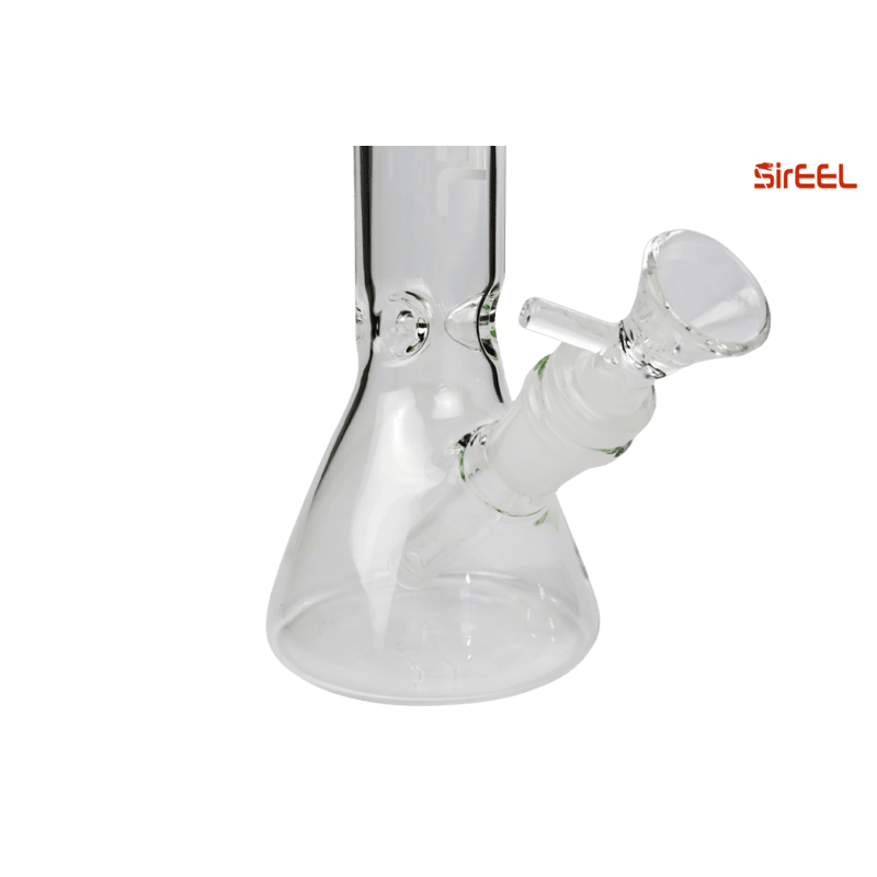 SirEEL - 8" Color Lip Beaker Bong and Flower Bowl, Assorted Colors May Vary