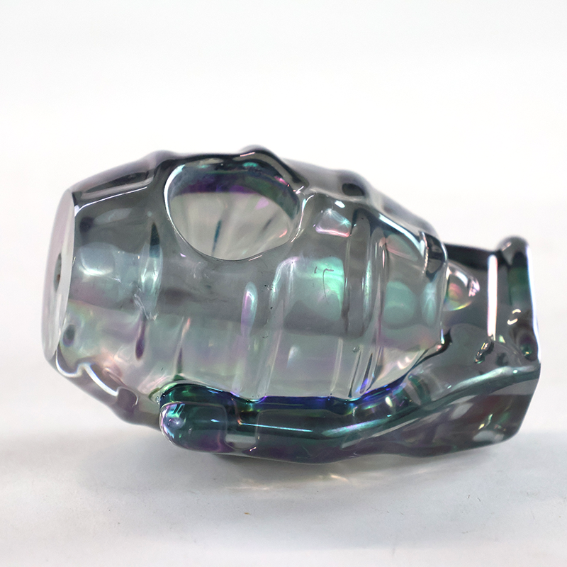 SirEEL - 3.5" Iridized Grenade Hand Pipe, Assorted Colors May Vary