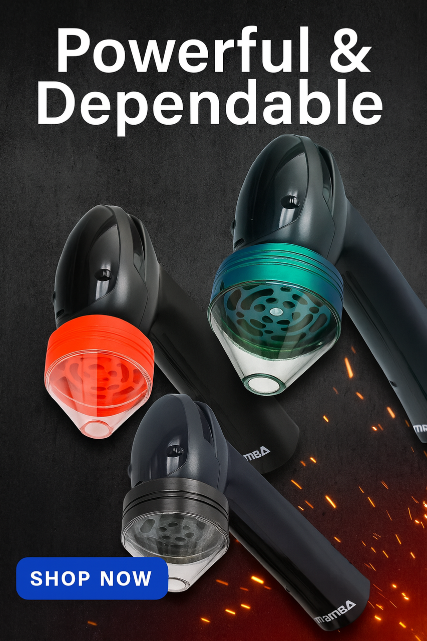 MAMBA - 600mAh V3 Lite Electric Grinder, Black/Black