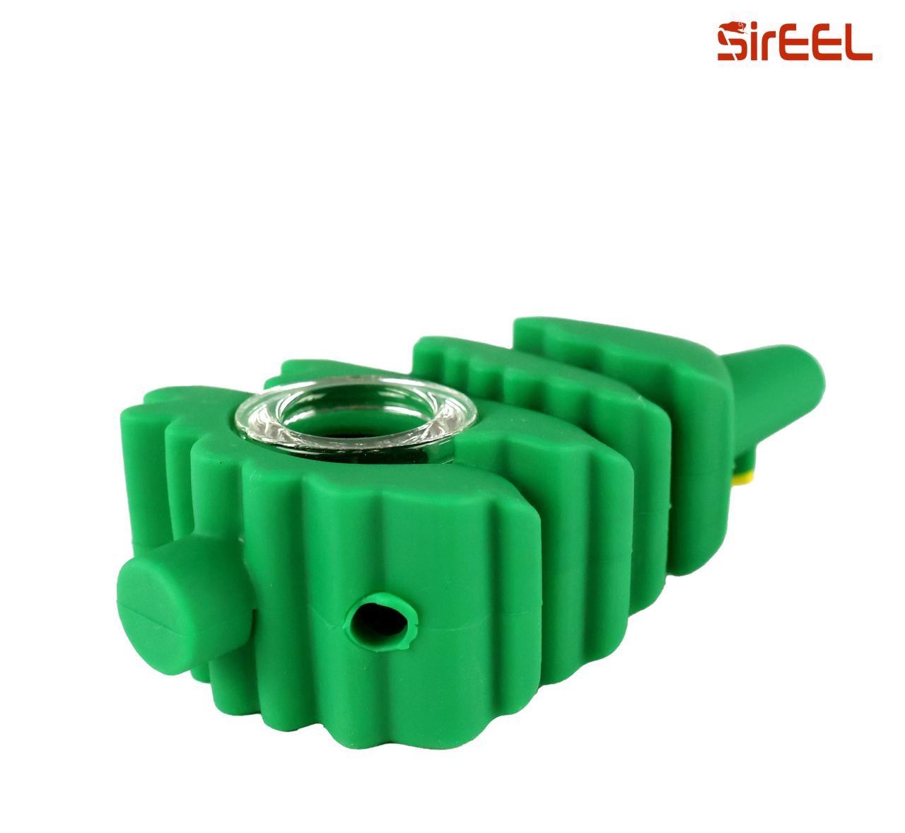 LuvBuds - 3.5" Silicone Christmas Tree Hand Pipe, Assorted Colors May Vary