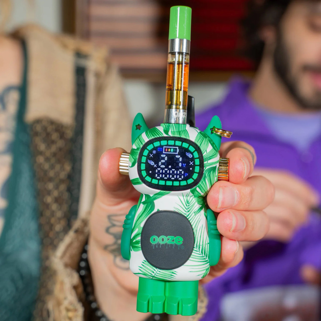 Ooze - 650mAh Bot Character 510 Variable Voltage Battery, Assorted Colors May Vary