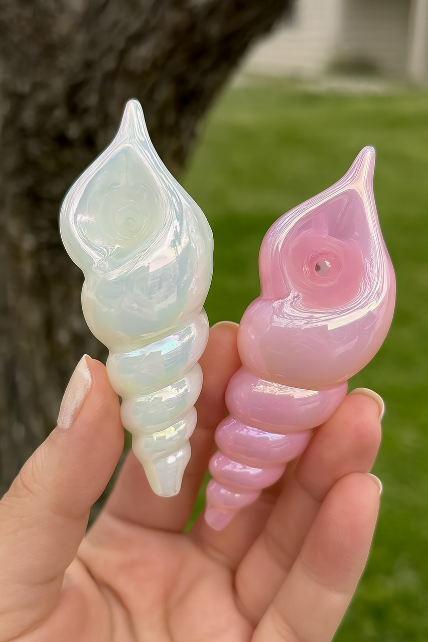 SirEEL - 4.5" Conch Shell Spoon, Assorted Colors May Vary