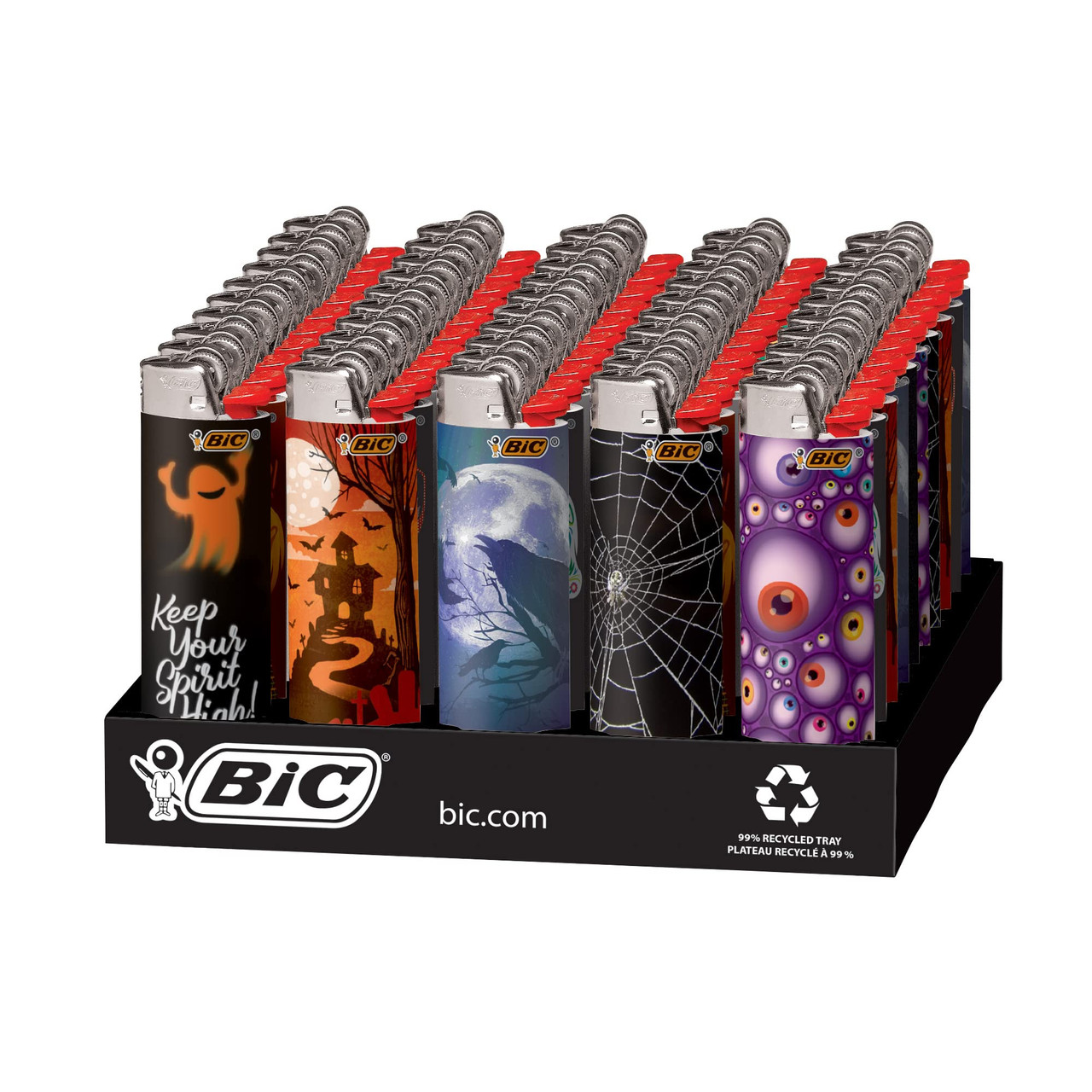 BIC - Maxi Special Edition Spooky Lighter, 50 Pk, Retail Display