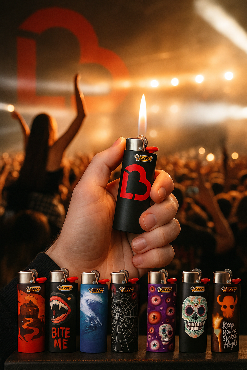 BIC - Maxi Special Edition Spooky Lighter, 50 Pk, Retail Display (Generated with AI which can make mistakes)