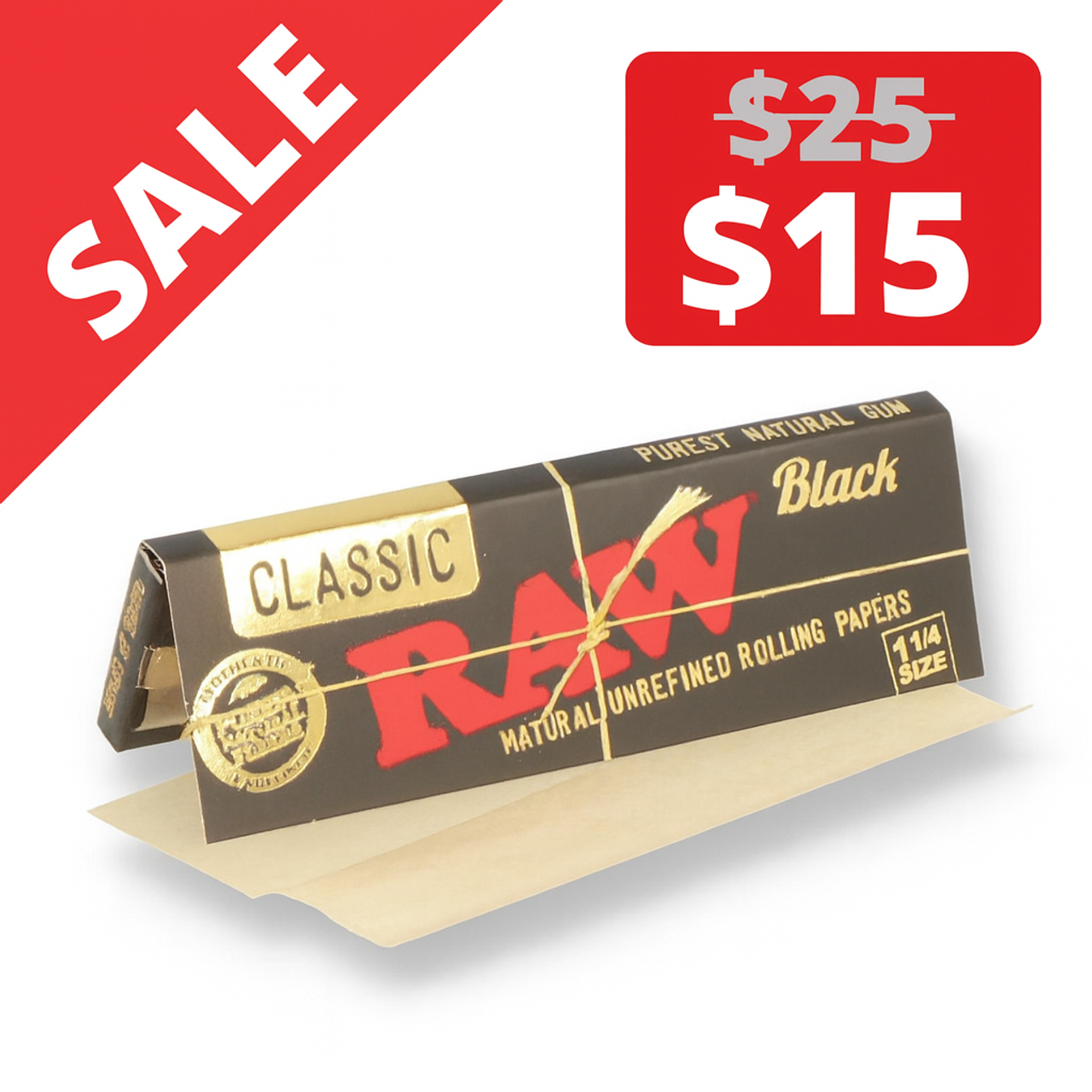 RAW - Classic Black Papers, 1 1/4, 24ct Retail Display (Generated with AI which can make mistakes) RAW - Classic Black Papers, 1 1/4, 24ct Retail Display (Generated with AI which can make mistakes)