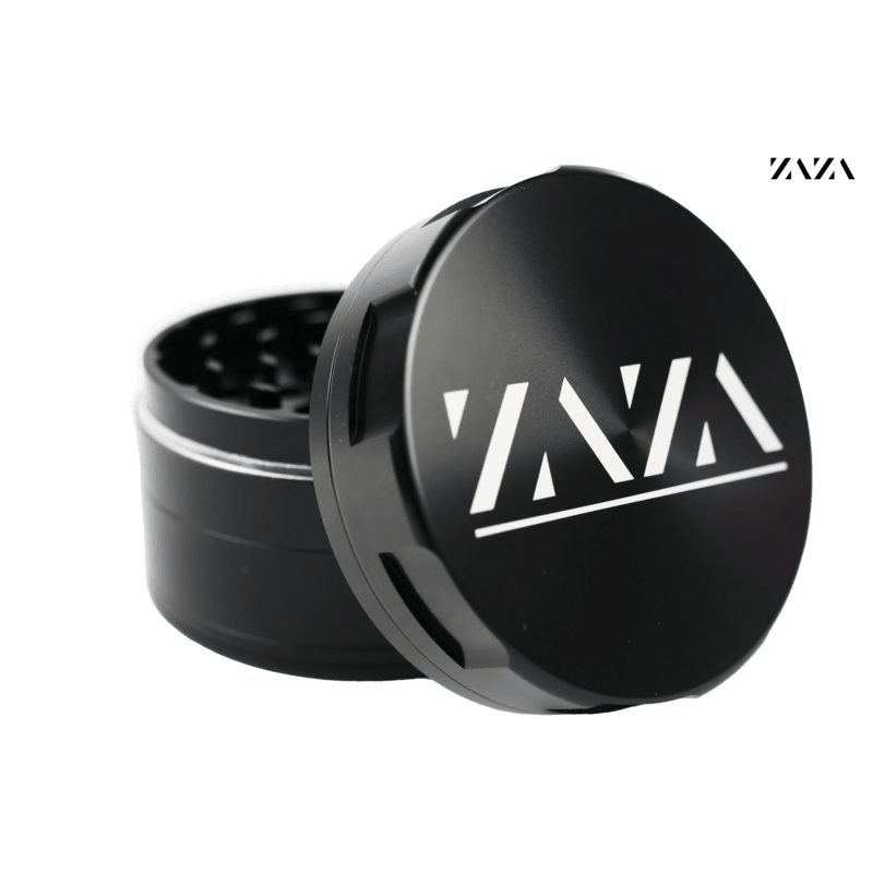 ZAZA - 2.5"(63mm) 4-Piece Grinder, Black