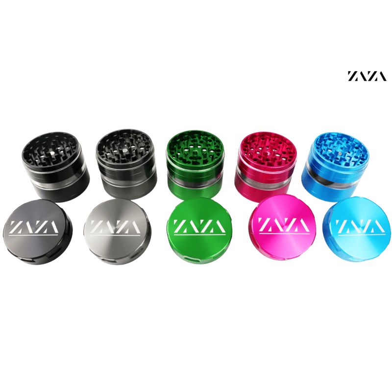 ZAZA - 2.5"(63mm) 4-Piece Window Grinder, Pink