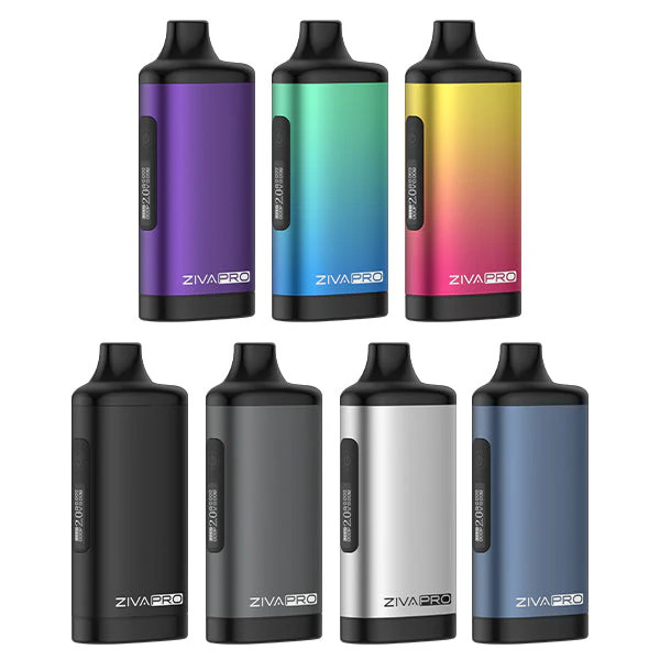 Yocan - 10pk ZIVA PRO 650mah Variable Voltage Battery, Assorted Colors May Vary, Retail Display