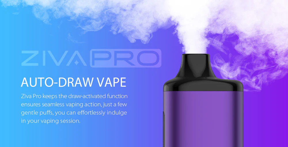 Yocan - 10pk ZIVA PRO 650mah Variable Voltage Battery, Assorted Colors May Vary, Retail Display