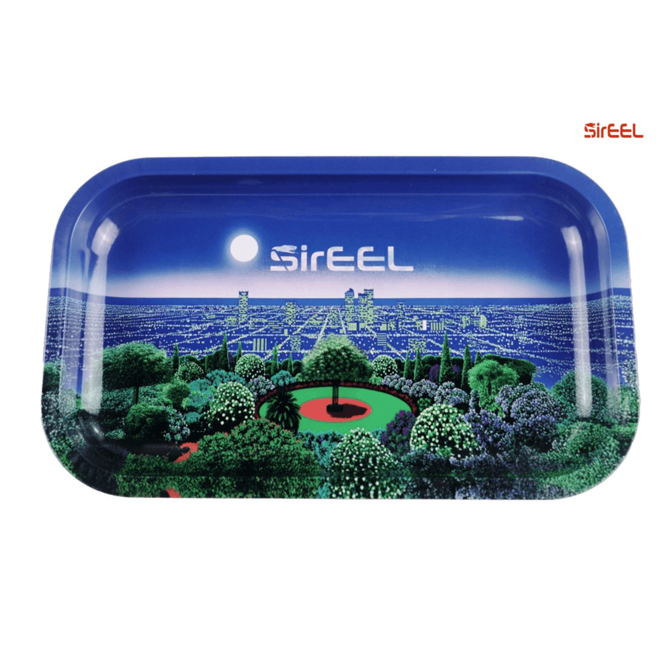 SirEEL - 11" x 7" Skyline Garden Rolling Tray