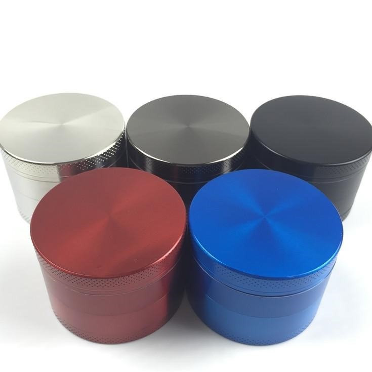 SirEEL - 6pk 63mm Zinc 4pc Grinder, Assorted Colors May Vary