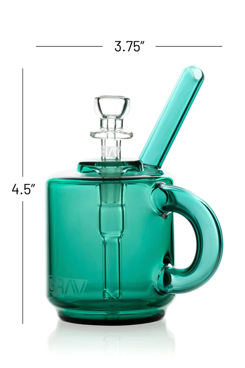 GRAV - Coffee Mug Pocket Bubbler, Lake Green