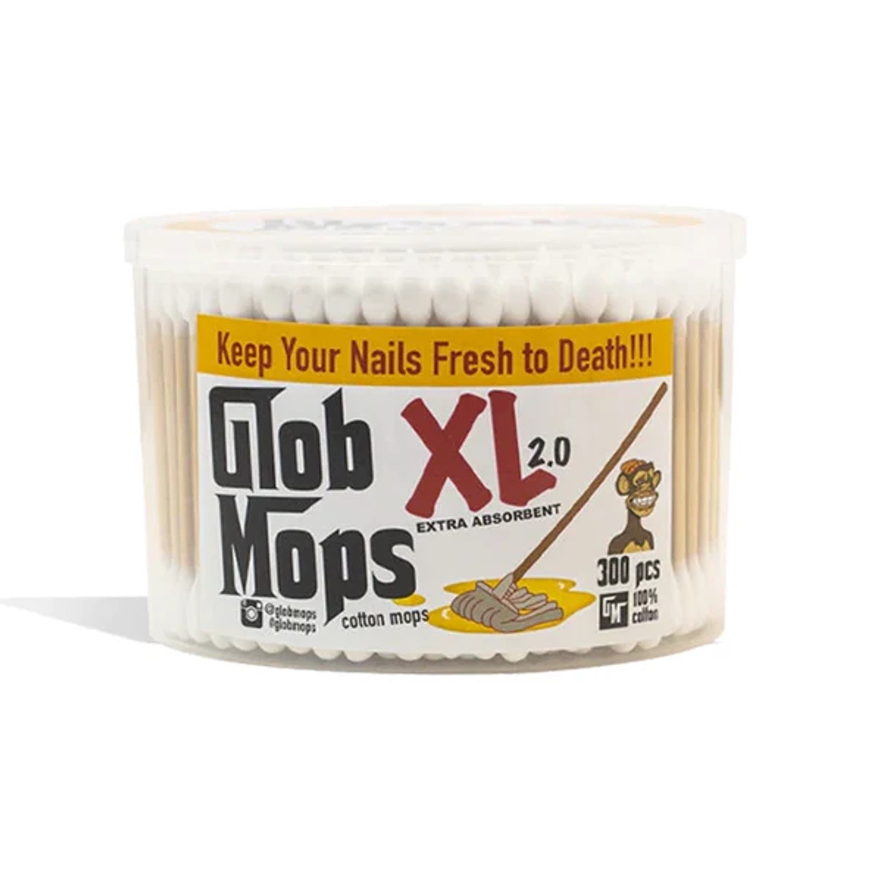 Glob Mops - Cotton Buds XL2.0 Mops Pack, 300pc