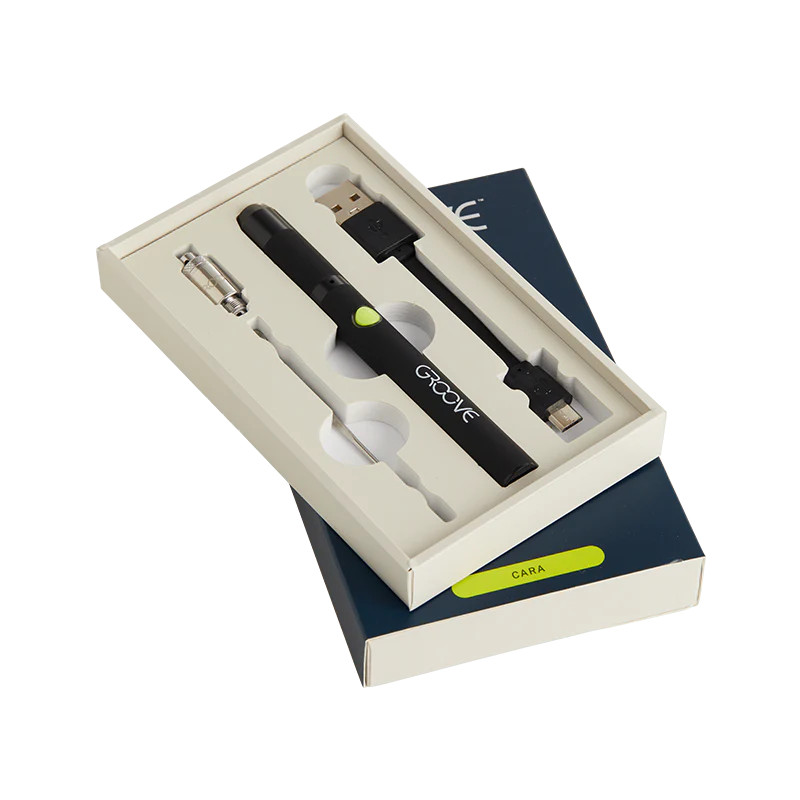 GROOVE - CARA Variable Voltage Concentrate Pen with Quartz Coil, Matte Black