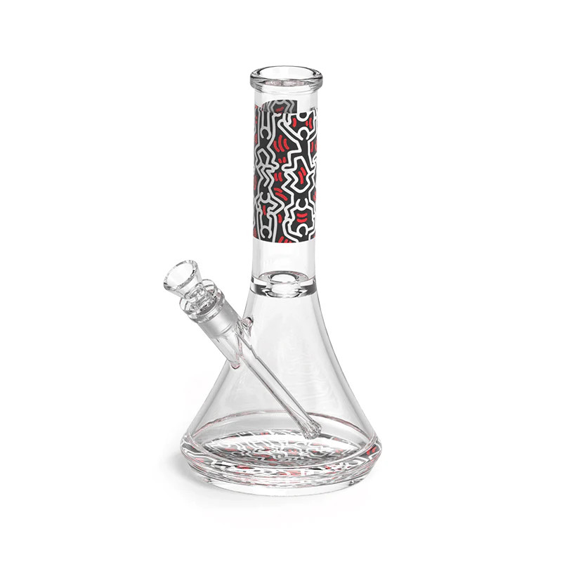 K. Haring - 12" Water Pipe with Bowl, Assorted Colors May Vary
