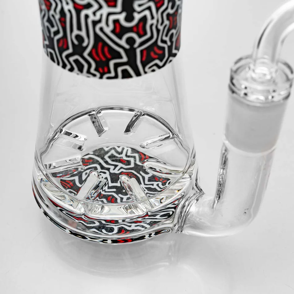 K. Haring - 9.5" Concentrate Rig with Banger, Assorted Colors May Vary
